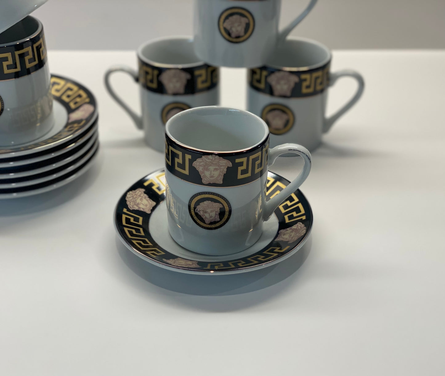 Coffee/Espresso Cups Black Medusa