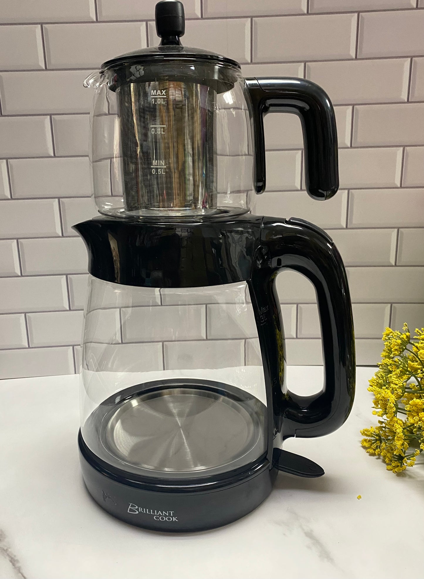 Brilliant Cook Glass Electric Tea Maker