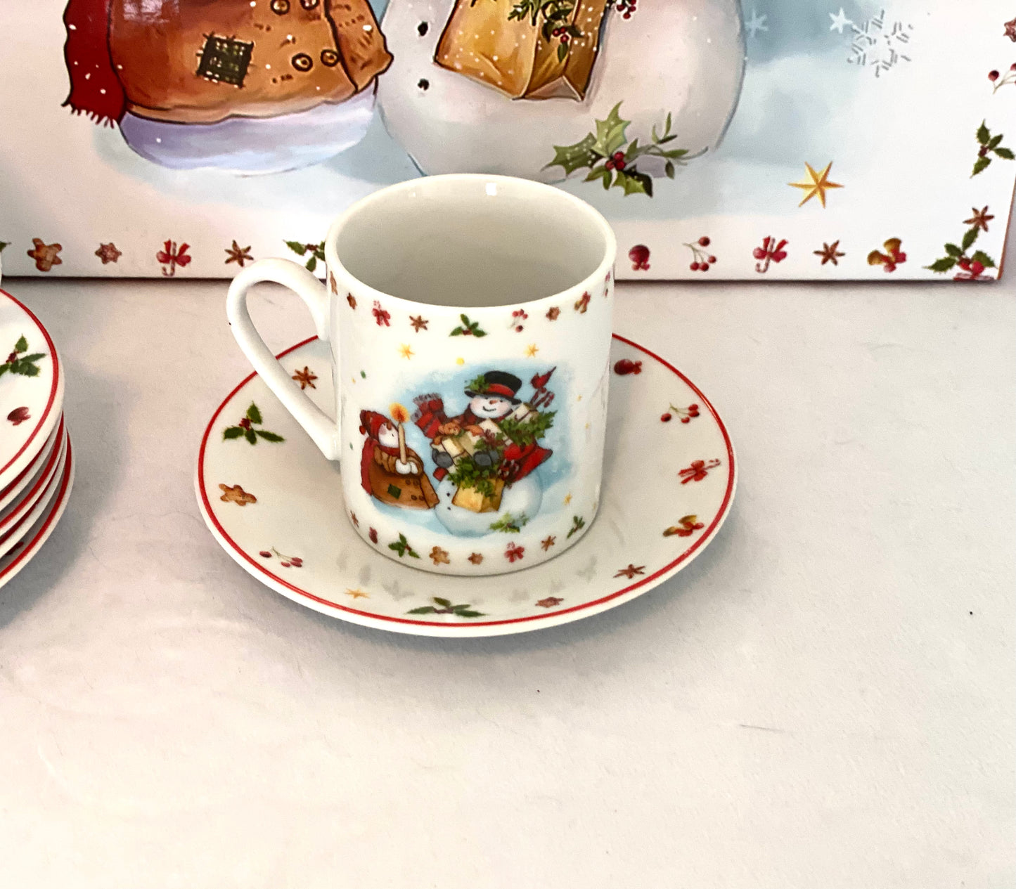 Snowman Coffee/Espresso Cups