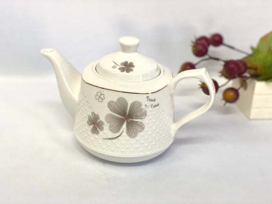 Porcelain Teapot Gold Design