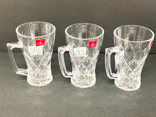 Glass Tea Cups Set of 6