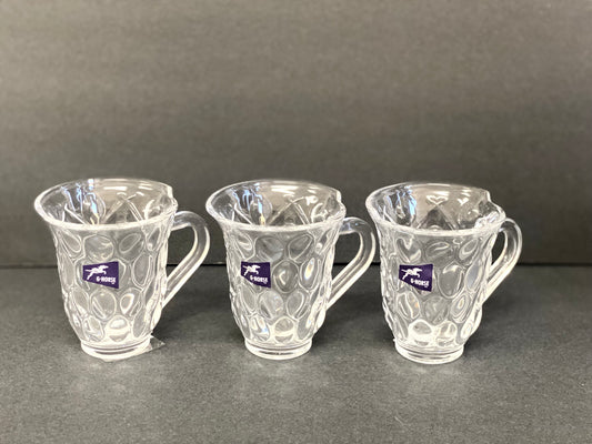 Glass Tea Cups Set of 6