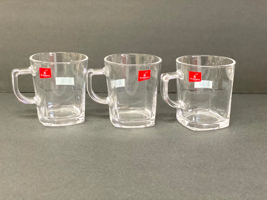 Glass Tea Cups Set of 6