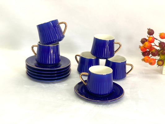 Tea/Coffee Cups 200cc Blue