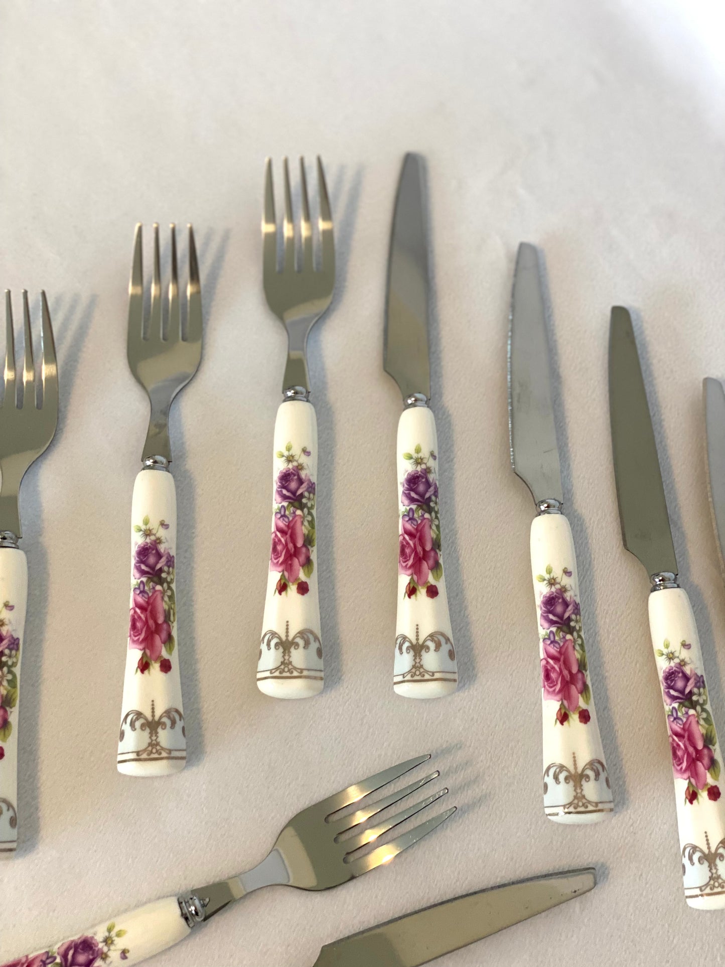 12pc Dessert Forks and Knives