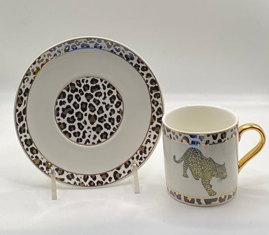 Coffee/Espresso Cups Cheetah